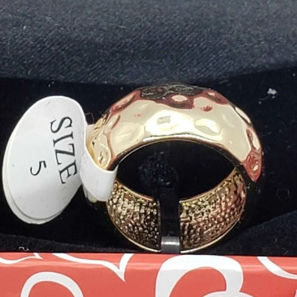 Peermont Jewelry 18k gold plated ring